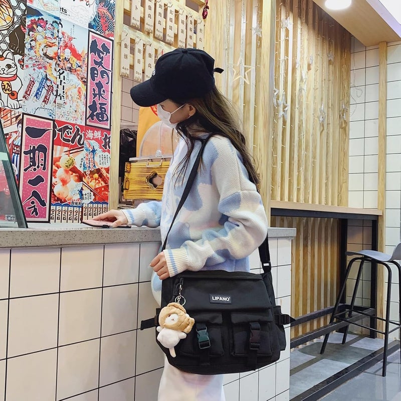 Extolove Cute Messenger Bag, Crossbody Bags for Women Kawaii Messenger Bags Purses - Image 3